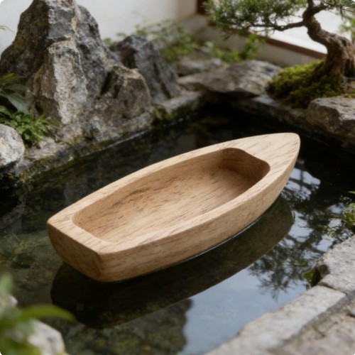Bateau bois fait main - bois,