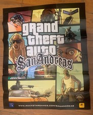 GTA San Andreas Double-Sided Poster Map