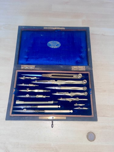 Ancien coffret compas - compas, de