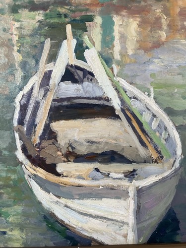 Huile sur panneau signée
