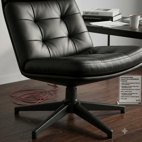 Superbe fauteuil cuir - superbe,
