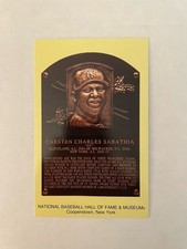 CC Sabathia 2025 HOF Induction Date CANCELLED STAMP 7/27/25 Plaque Postcard Card
