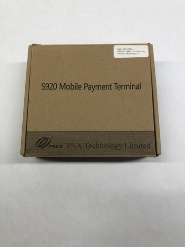 Pax s920 emv nfc wifi - pax,