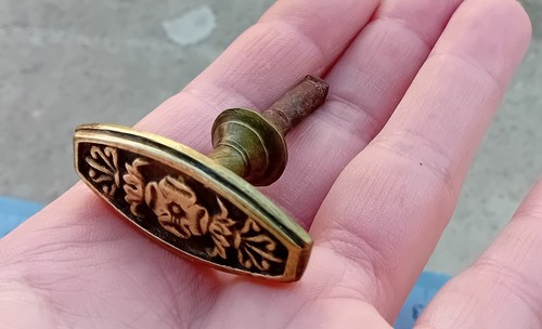 Old bronze brass furniture - old,