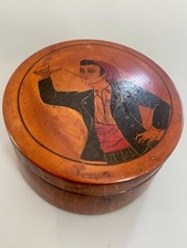 1930 Men’s Drinking Perpignan Raoul Dosque Olive Wood Jewelry Box?