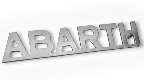 Scritta abarth fiat - abarth,