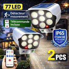 2x Lampe Solaire Extérieur