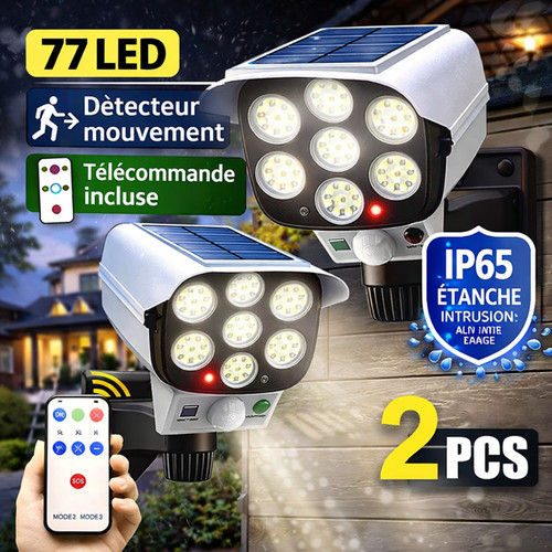 Lampe solaire extérieur - 2x,
