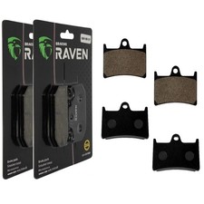 2 Kit plaquettes frein Av Ga et Av Dr Pour Yamaha YZF 600 R Thundercat de 1997 à