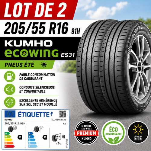 Lot pneus 205 r16 91h - 2,