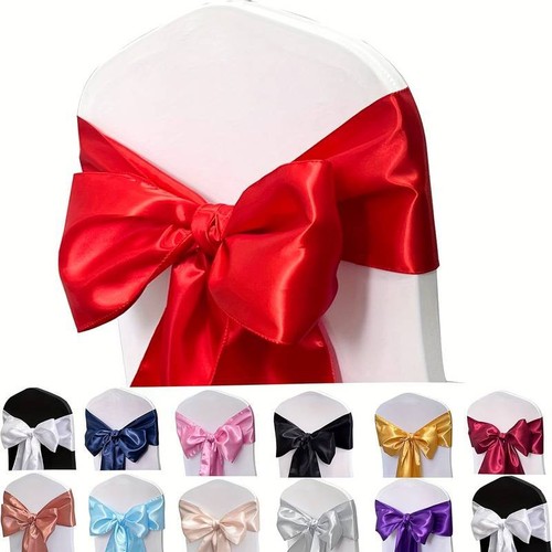 10pcs satin housse chaise - satin, de