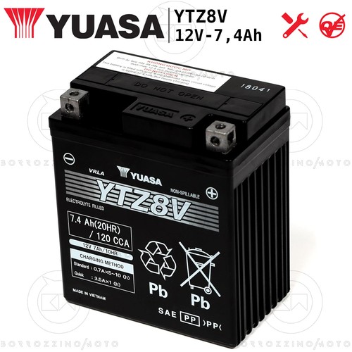 Batterie yuasa ytz8v original - batterie,