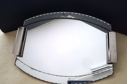Plateau miroir ancien - ,