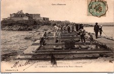 25591 cpa 35 Saint Malo - Le Fort National et les Parcs à Homards