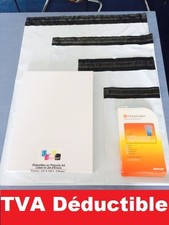 enveloppe plastique blanches