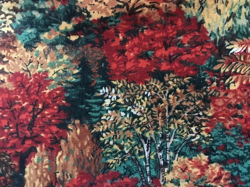 Tissu coupon patchwork arbres - coupon,