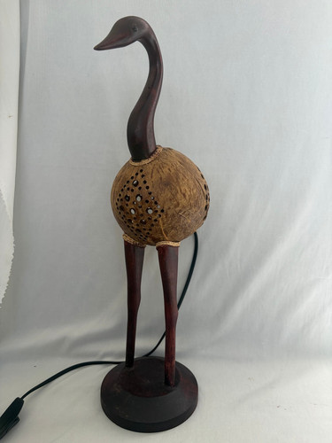 Lampe oiseau échassier - lampe,