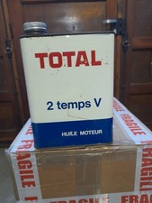 ancien bidon huile vide total