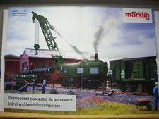 MARKLIN catalogue - poster 59 x 42 cm - steam crane ARDELT 57 tons