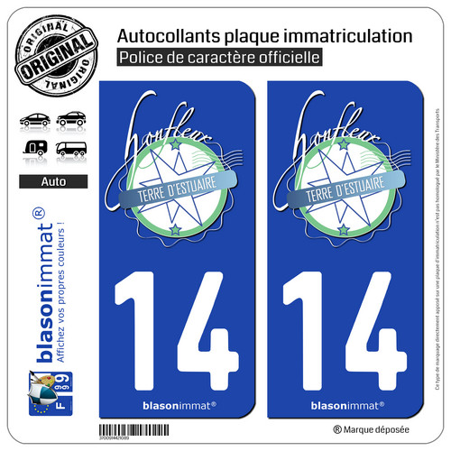 Stickers autocollant plaque - 2,