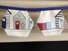 HUTTES DE PLAGE TISSU BLEU