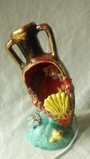 VALLAURIS CERAMIC AMPHORA NIGHTLIGHT LAMP SEABED DECOR**