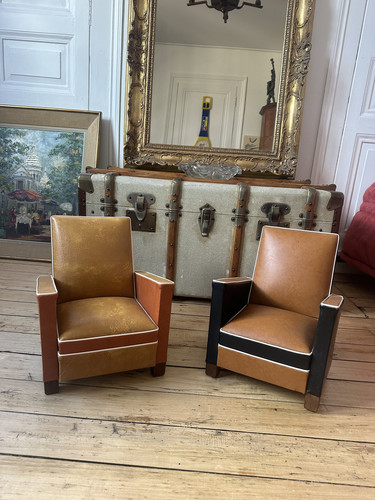 Paire fauteuils club - paire,
