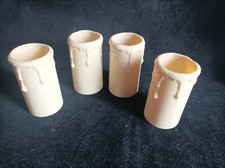 4 grosses bougies couleur