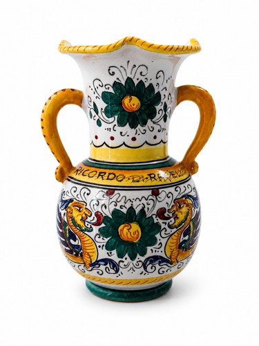 Volpi deruta vase - deruta, 15cm