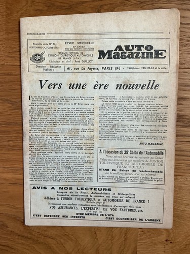 Revue auto magazine 50 - revue, n°