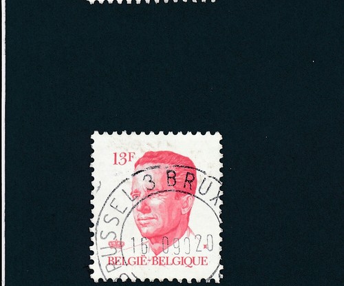 Timbre belgique 13f - timbre,, roi
