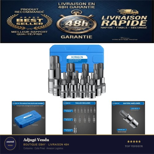 Douille torx male vorxeon - douille,