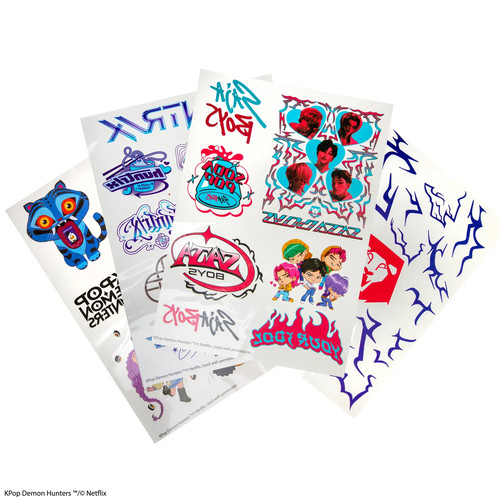 Autocollants tatouage kpop - de,