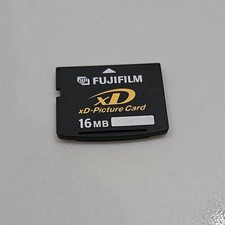 Fuji Film XD Picture Card 16MB VG Condition Fits Olympus Camera Sixteen MB