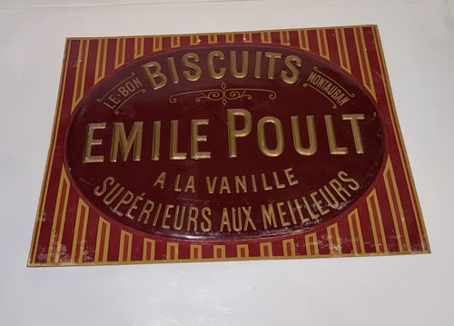Ancienne plaque tôle non