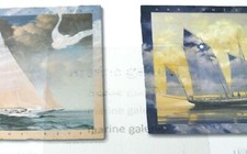 art poster décoration marine mer voilier dessin onirique de Jean Olivier Héron 