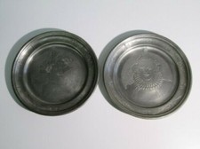 2 Plat Décoratif En Étain