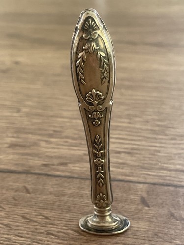 Ancien sceau argent massif - en,