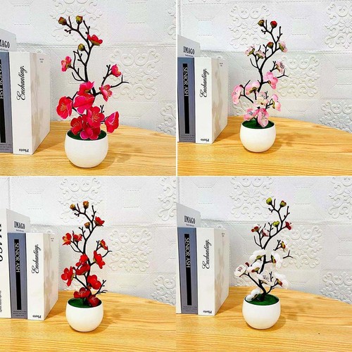 Artificiel prune fleur - fleur, pot