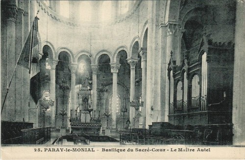 Cpa paray monial basilique - cpa,