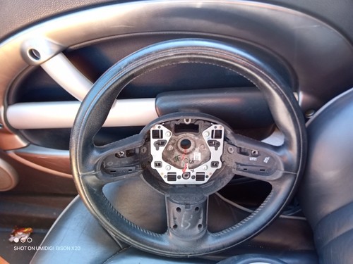 Volant cuir mini r55 r56 - cuir,