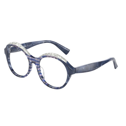 Lunettes vue rondes bleues - de,