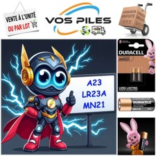 Piles Alcaline 12V : LR23A 23A