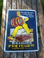 PLAQUE EMAILLEE PUBLICITAIRE