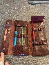 ancienne trousse a porte plume