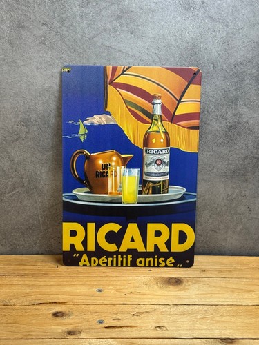 Plaque métal ricard 110 - plaque,