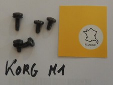 KORG M1 T3 etc  Lot 5 x Vis Originale plaque metal du dessous du clavier