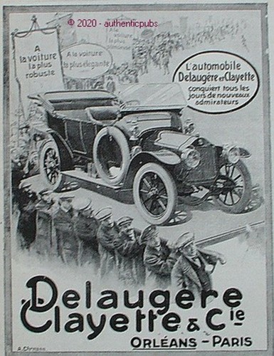 Publicite delaugere clayette - publicite,