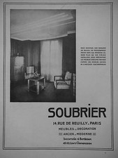 ADVERTISING 1931 FURNITURE COVER ANTIQUE AND MODERN DECORATION - ADVERTISING
