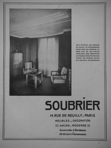 Publicité 1931 soubrier - 1931,